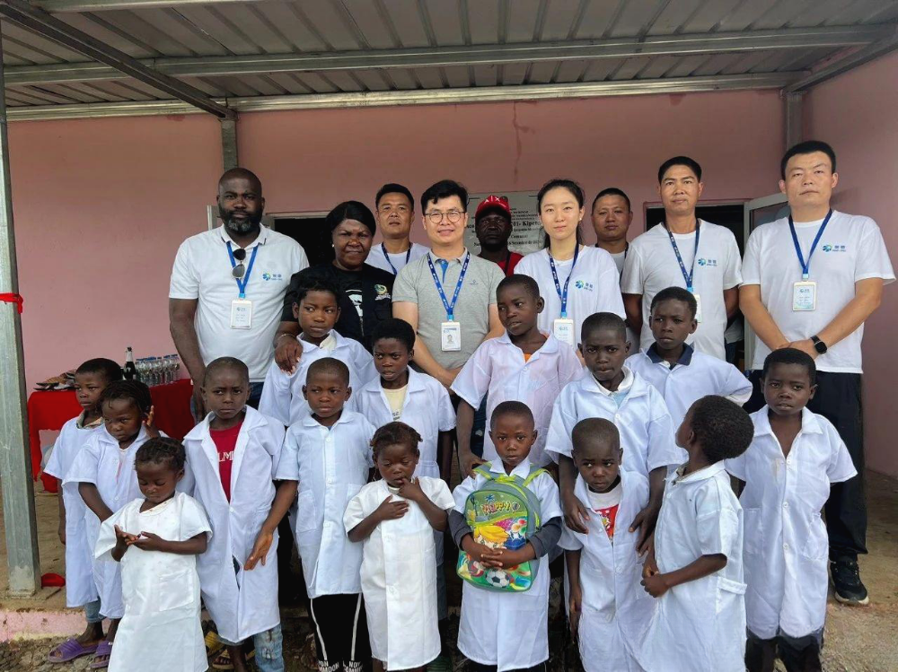 The Elementary School Built by Angola’s Aude Industrial Park Officially Handed Over